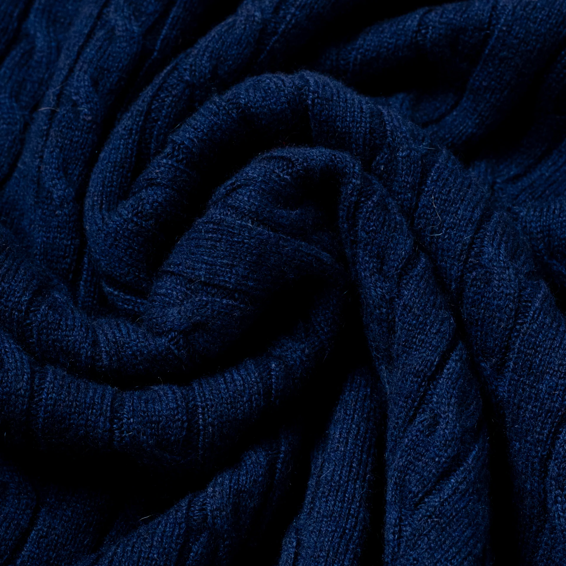 Cashmere Cable-Knit Crewneck Inchiostro - Image 5