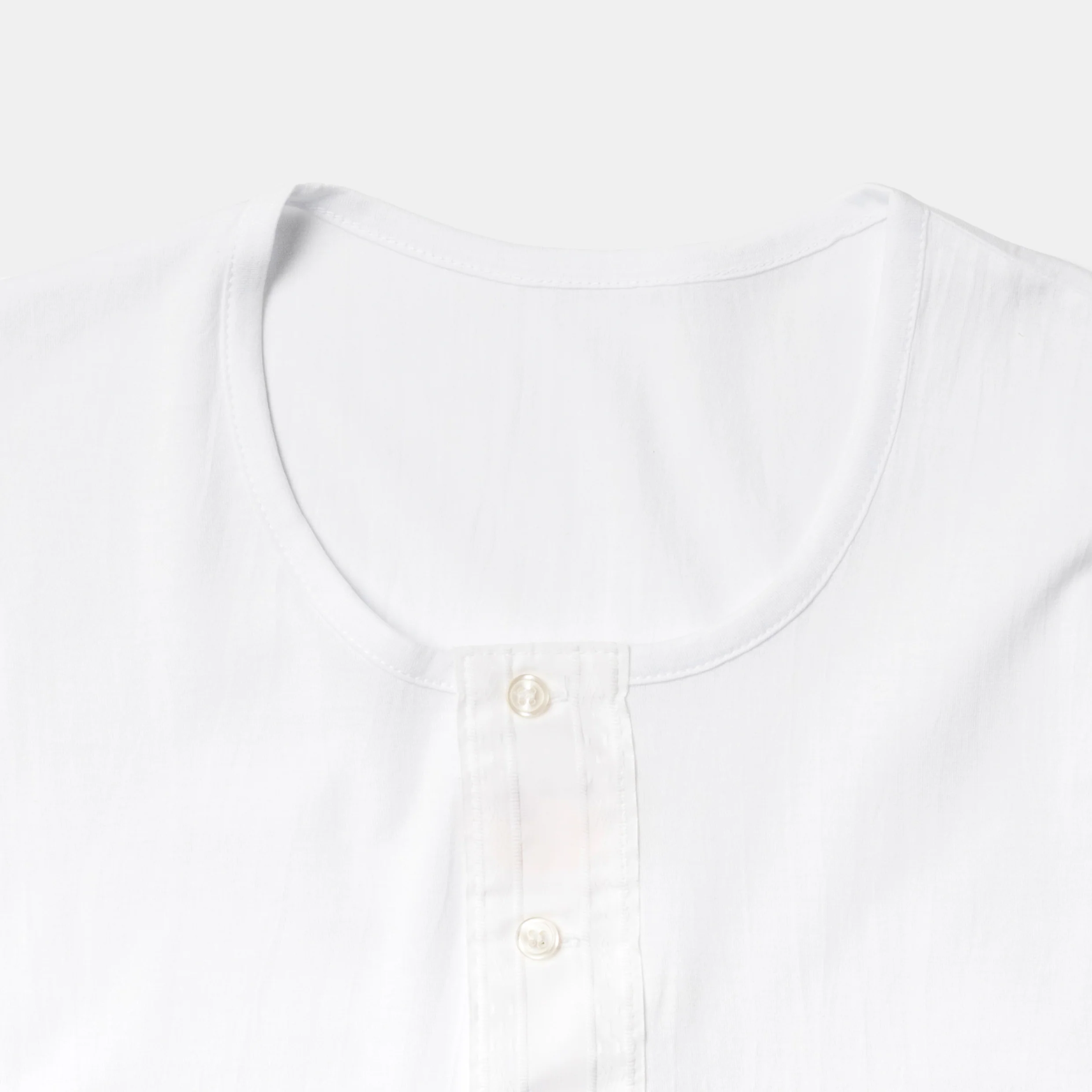 Crew Neck Tee White - Image 4