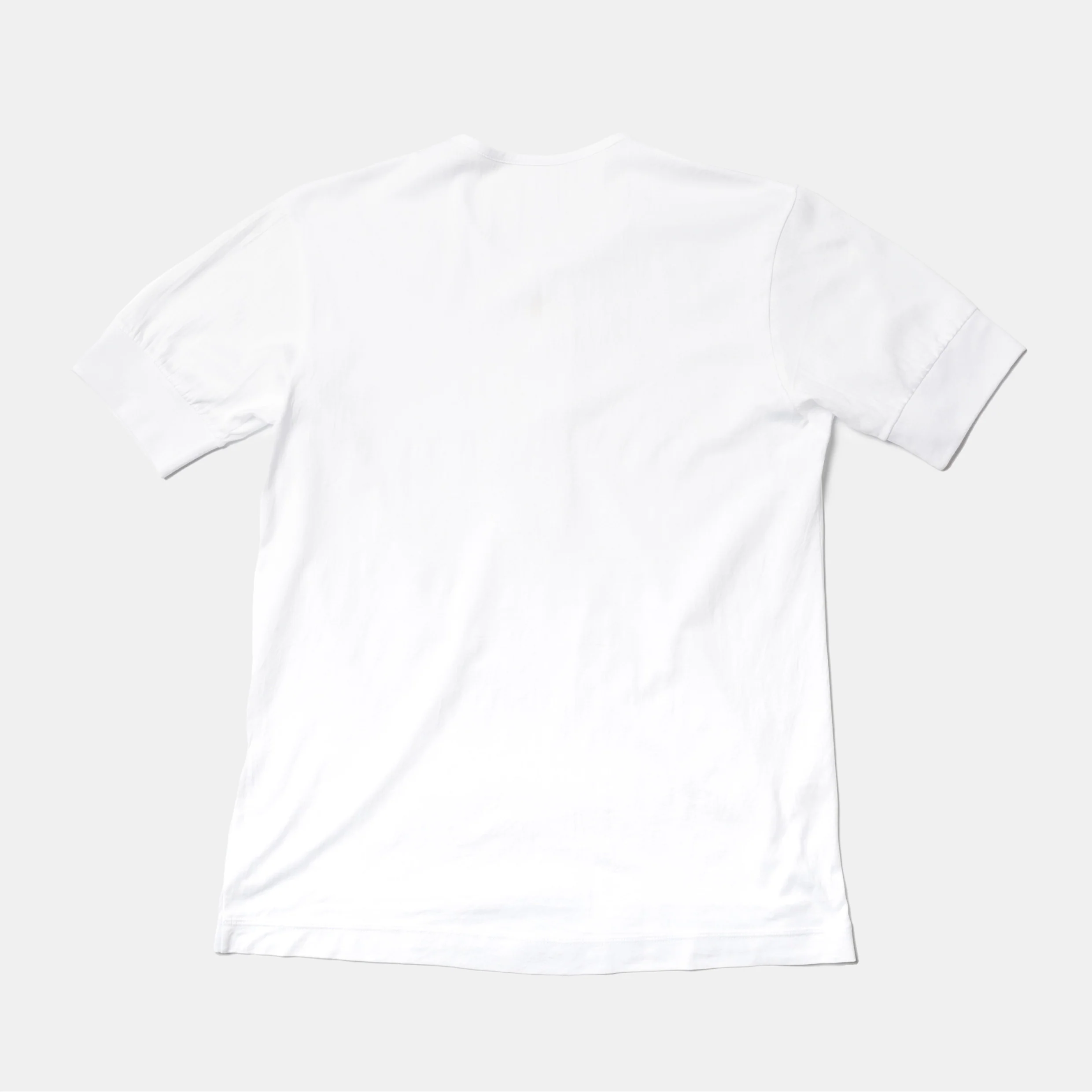 Crew Neck Tee White - Image 7