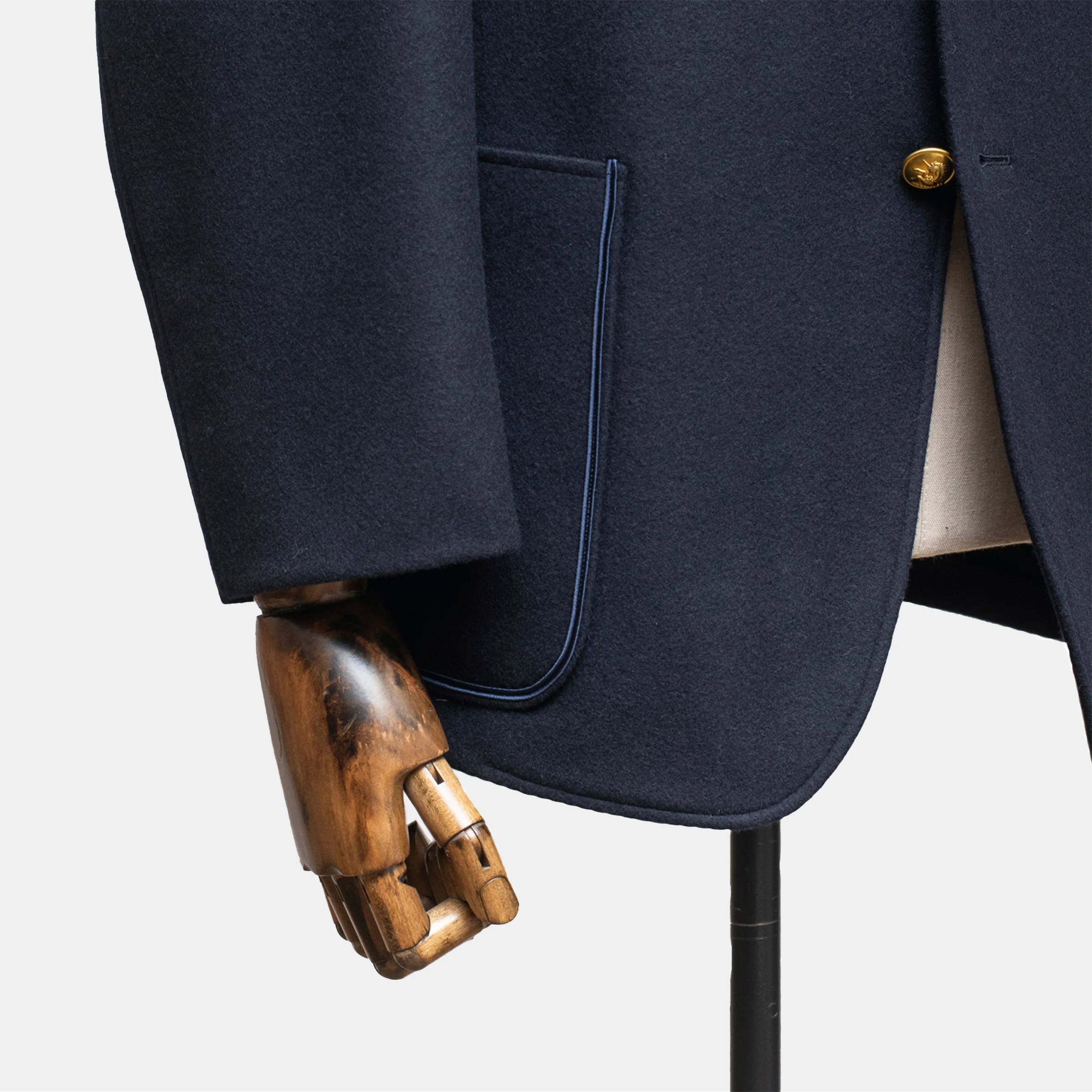 Schoolboy Blazer Navy Wool - Image 6