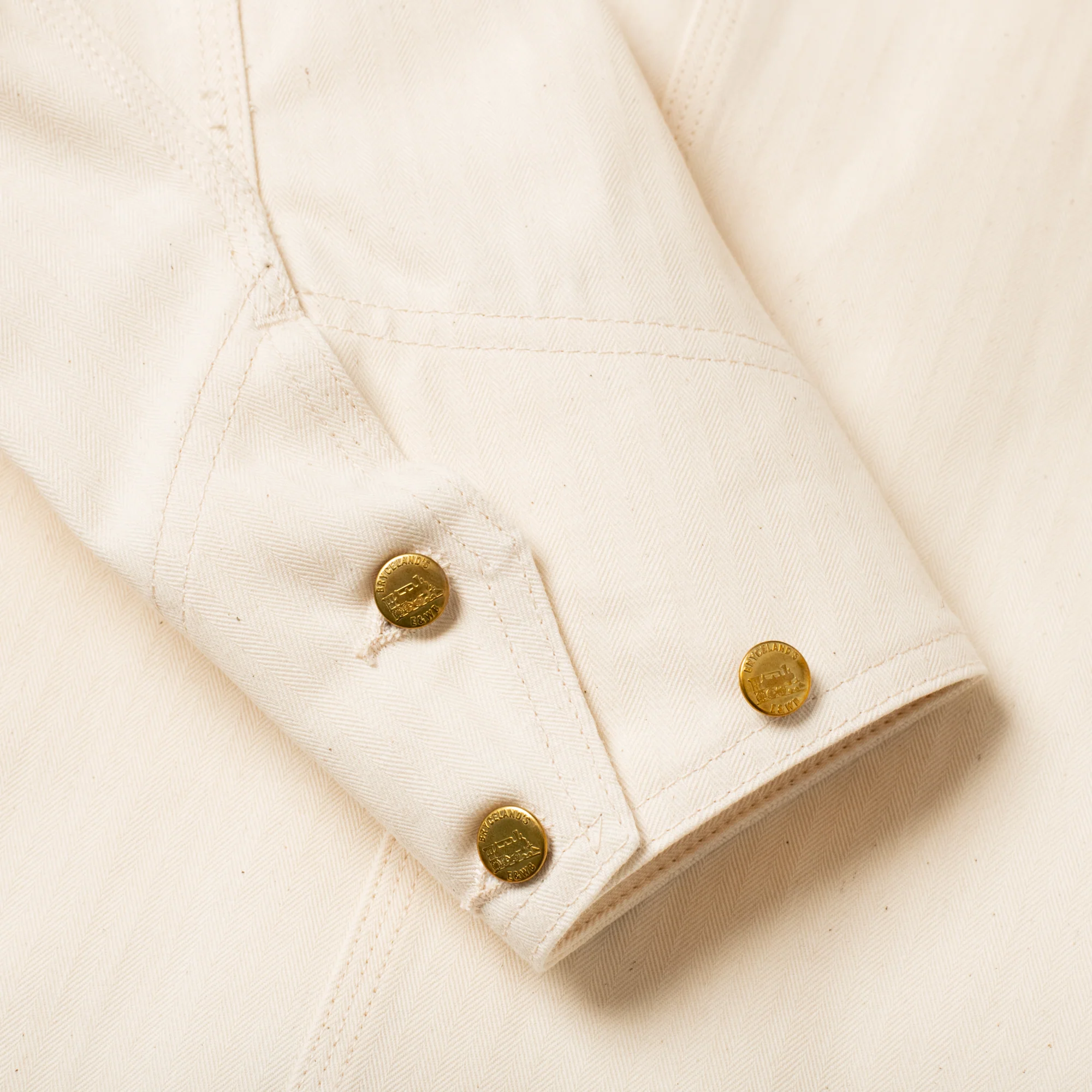 Chore Coat HBT White - Image 4