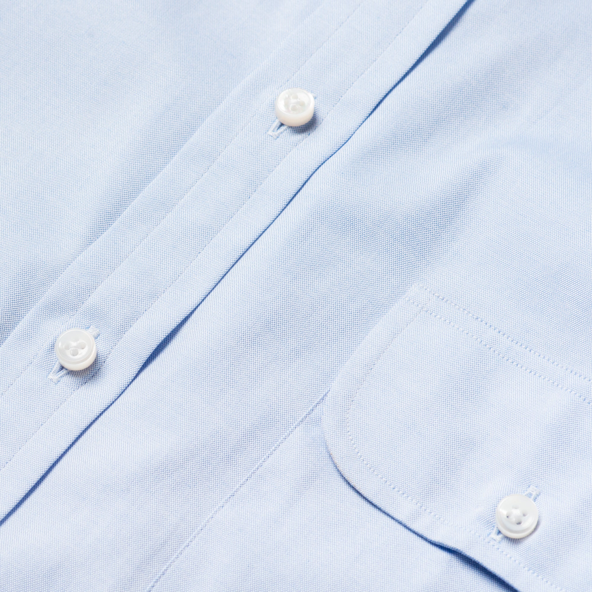 Perfect OCBD Shirt Light Blue - Image 3