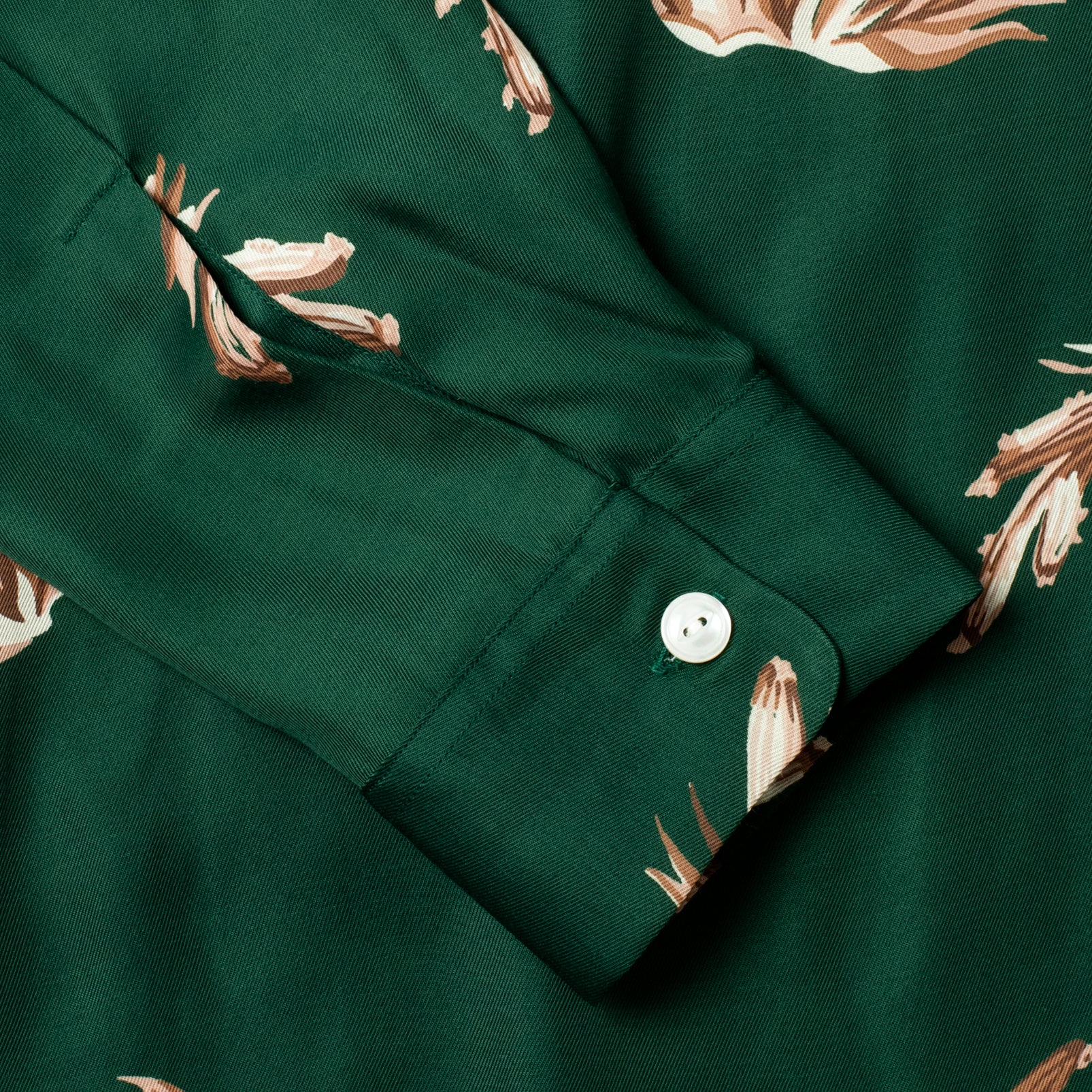 Rayon Shirt Coral Green - Image 5