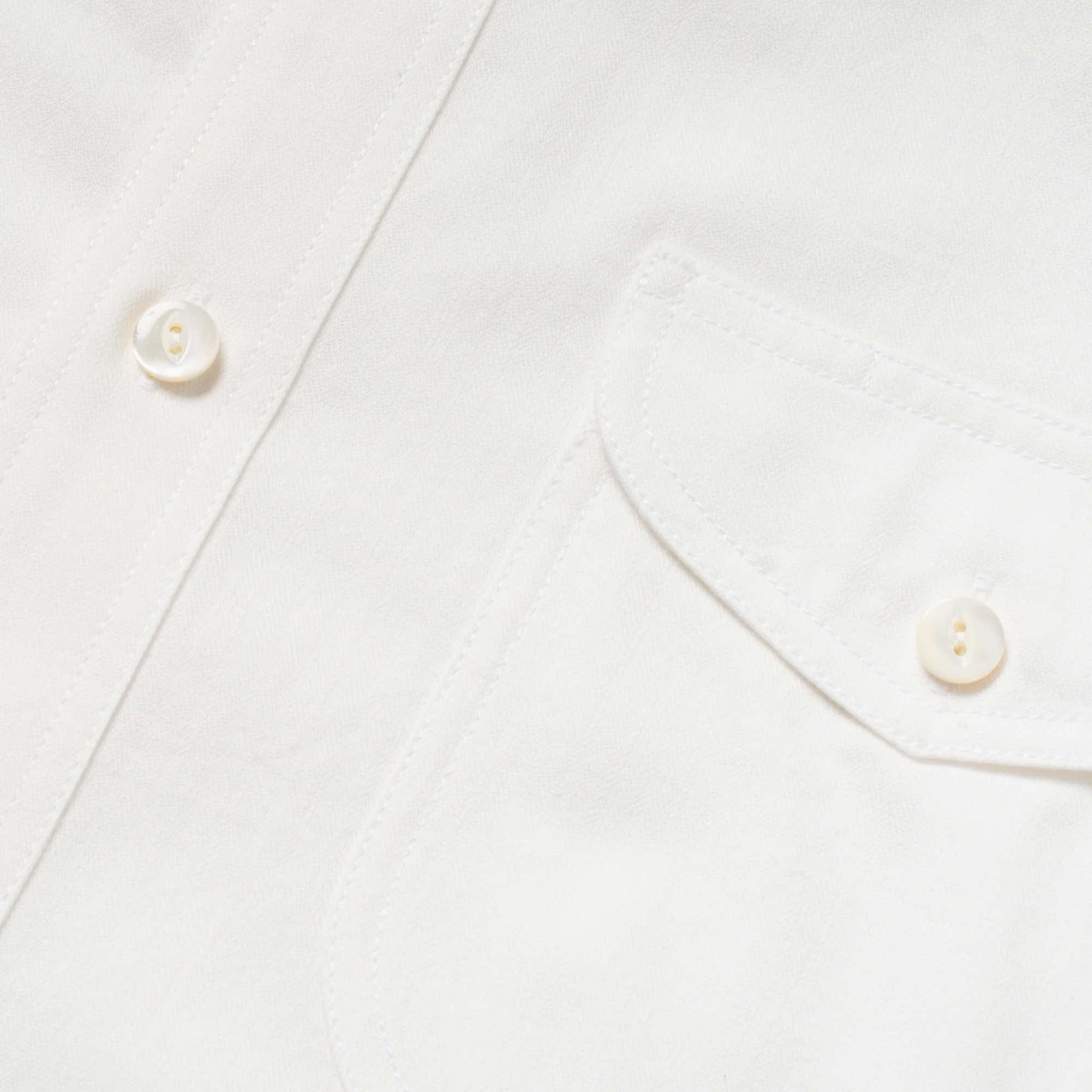 Teardrop Work Shirt White HBT - Image 4